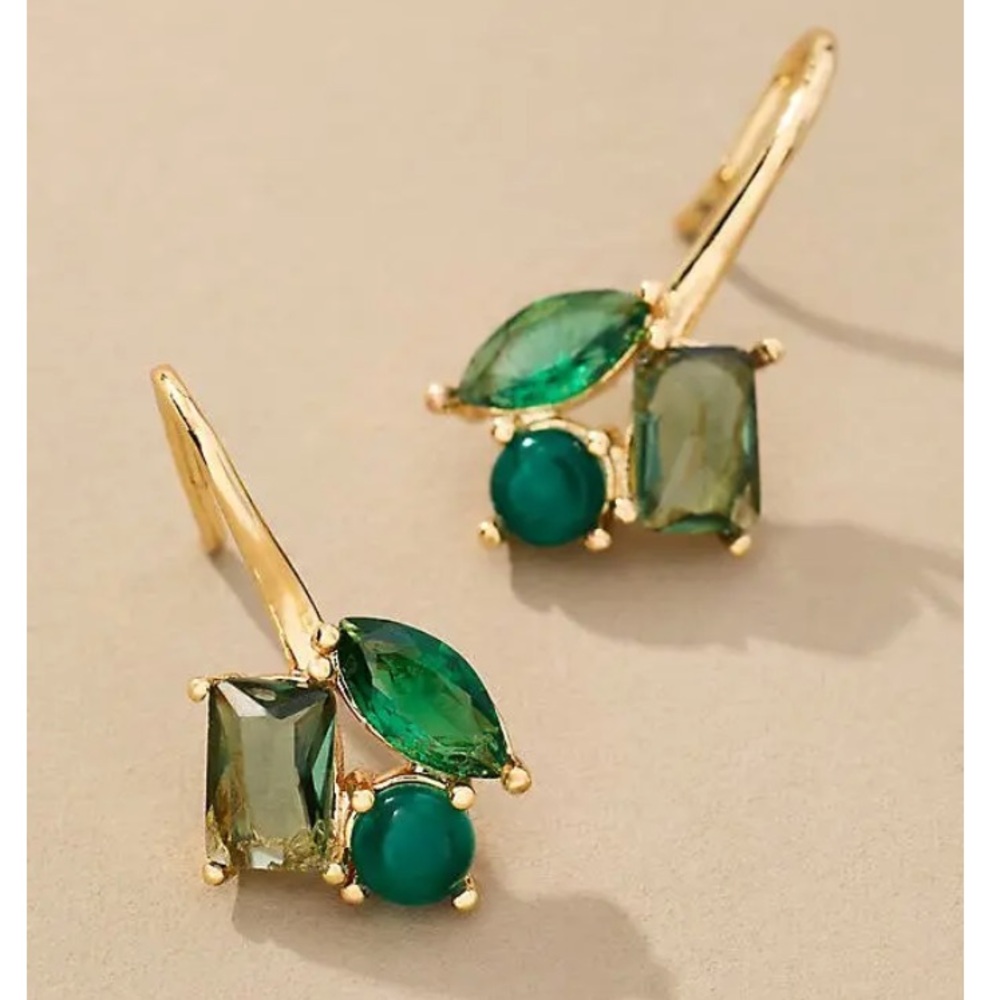NWT Cluster crystal earrings